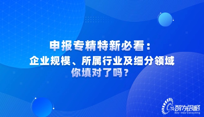 申報(bào)專精特新必看：企業(yè)規(guī)模、所屬行業(yè)及細(xì)分領(lǐng)域你填對(duì)了嗎？.jpg